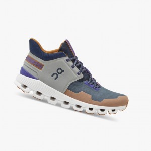 Tenis Para Correr En Carretera On Cloud Hi Edge Hombre Azul Marino | 605738XVL