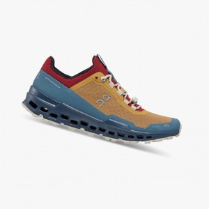 Tenis Trail Running On Cloudultra Mujer Marrom Azul Marino | 841609ADO