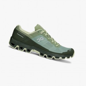 Tenis Trail Running On Cloudventure Hombre Verdes | 608513NGK