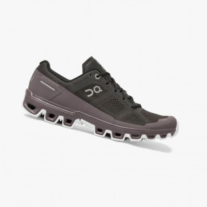 Tenis Trail Running On Cloudventure Mujer Negros | 194738WHF