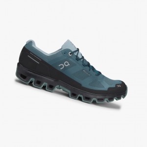 Tenis Trail Running On Cloudventure Waterproof Hombre Azules | 928740ZAS