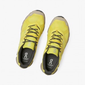 Tenis Trail Running On Cloudventure Waterproof Hombre Moutarde | 047638UEX