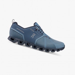 Tenis para Correr On Cloud 5 Waterproof Hombre Azul Marino | 678053ANS