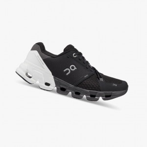 Tenis para Correr On Cloudflyer 4 Mujer Negros Blancos | 561297KJU