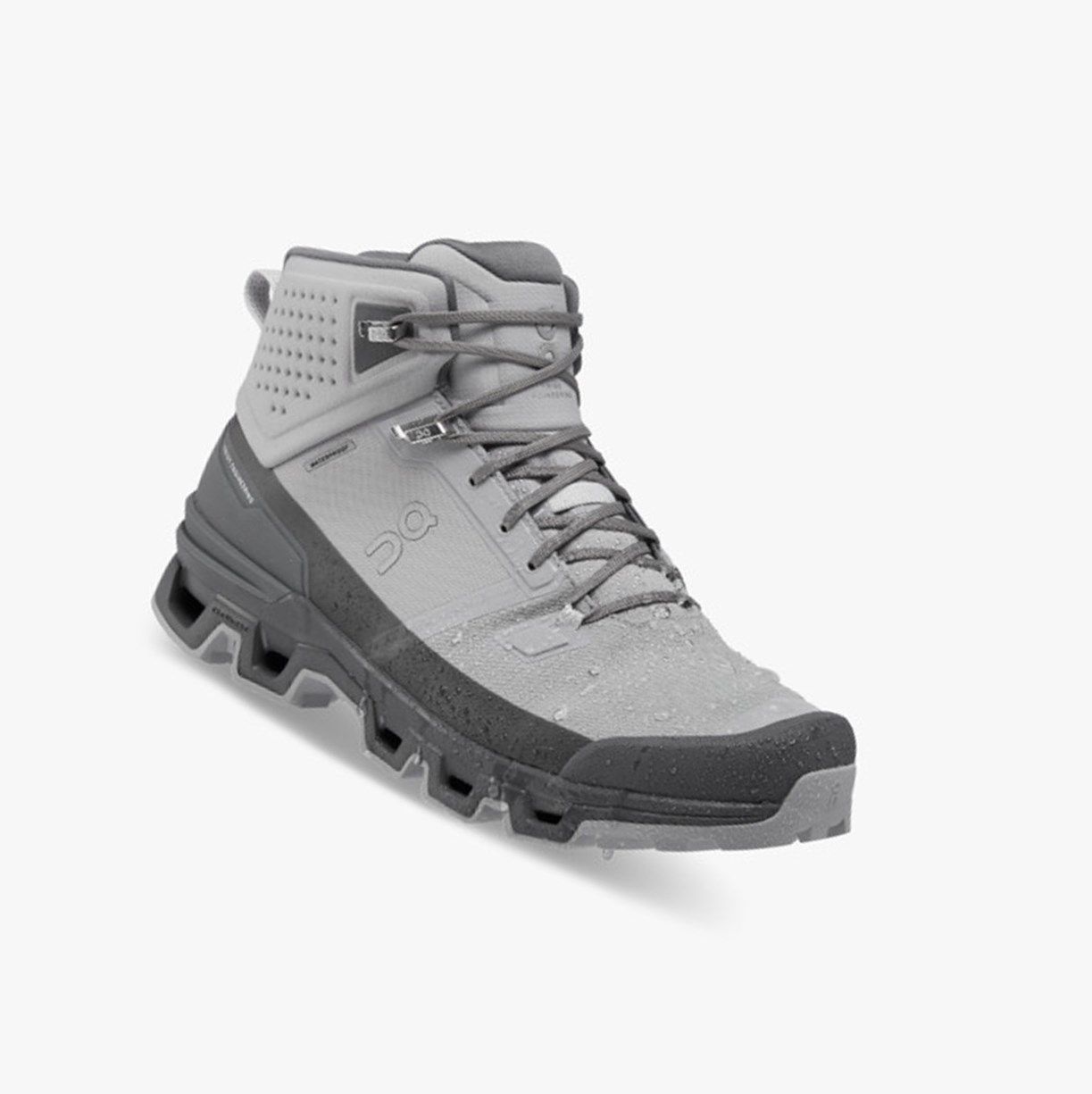 Botas de Montaña On Cloudrock 2 Waterproof Hombre Alloy / Eclipse | 702684FEO