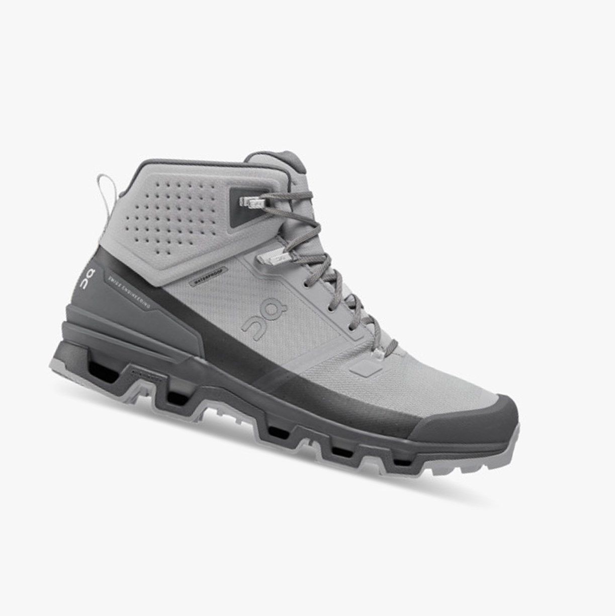Botas de Montaña On Cloudrock 2 Waterproof Hombre Alloy / Eclipse | 702684FEO