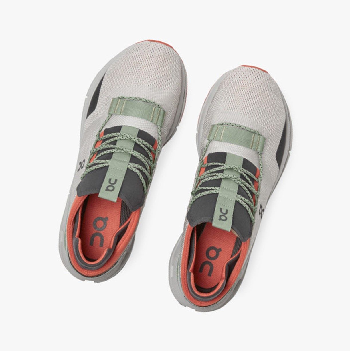 Tenis On Cloudnova Hombre Plateados Naranjas | 857031AUW