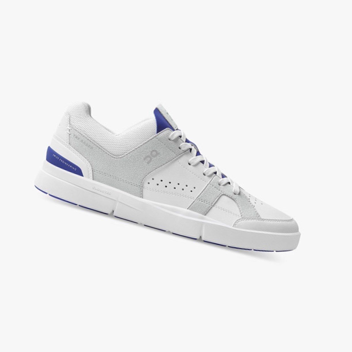 Tenis On The Roger Clubhouse Hombre Blancos Azules | 928450TJX