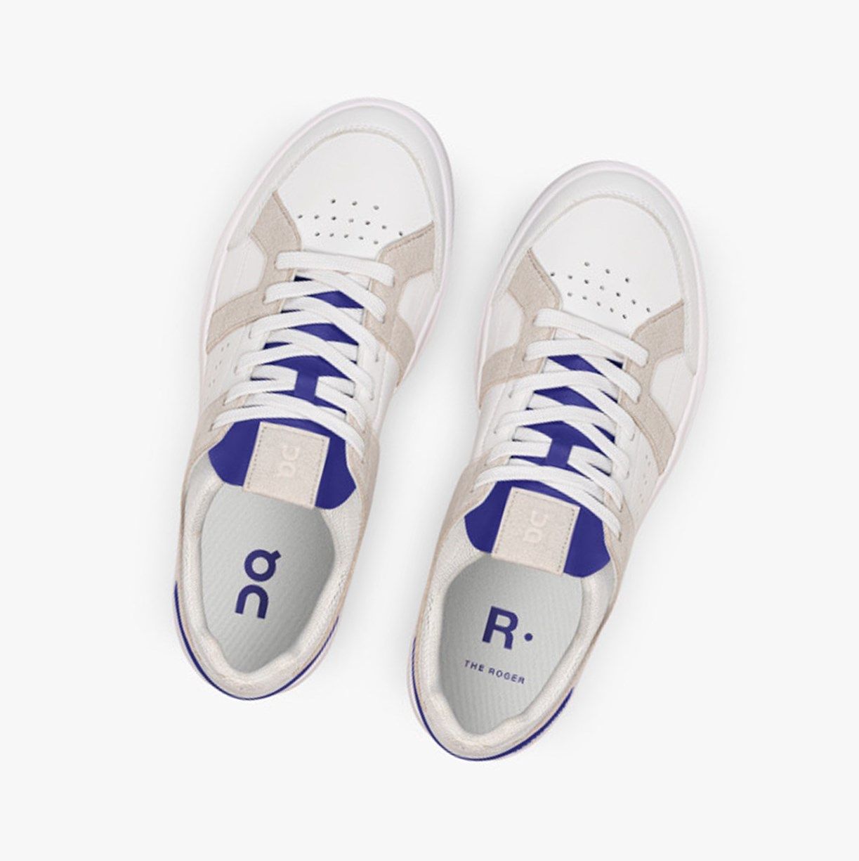 Tenis On The Roger Clubhouse Mujer Blancos Azules | 246789HZB