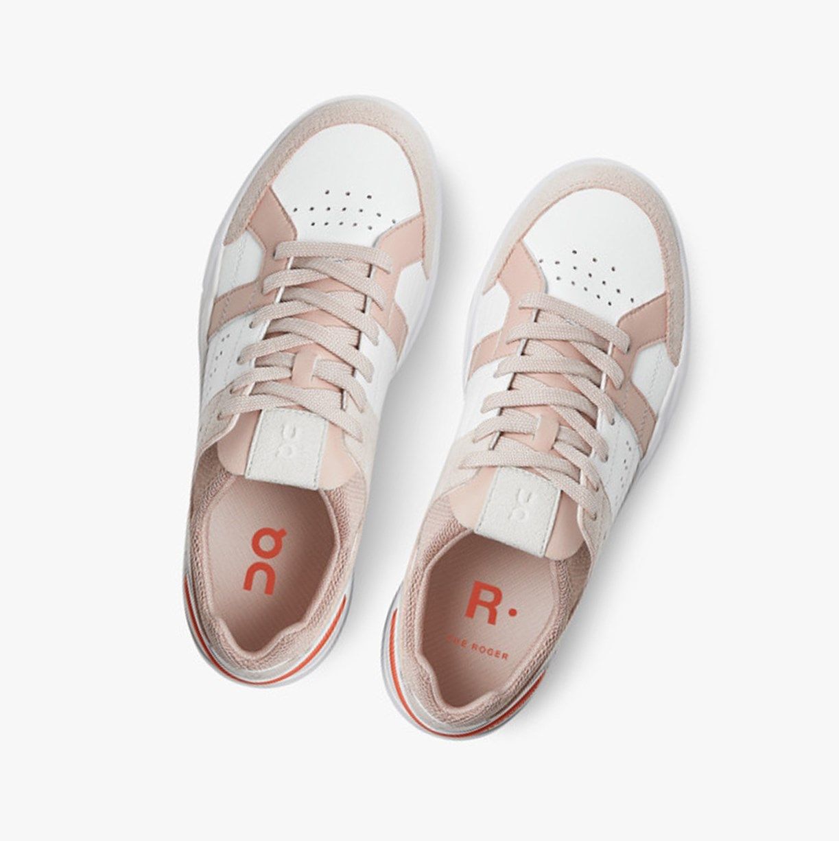 Tenis On The Roger Clubhouse Mujer Rosas Blancos | 521078GWA