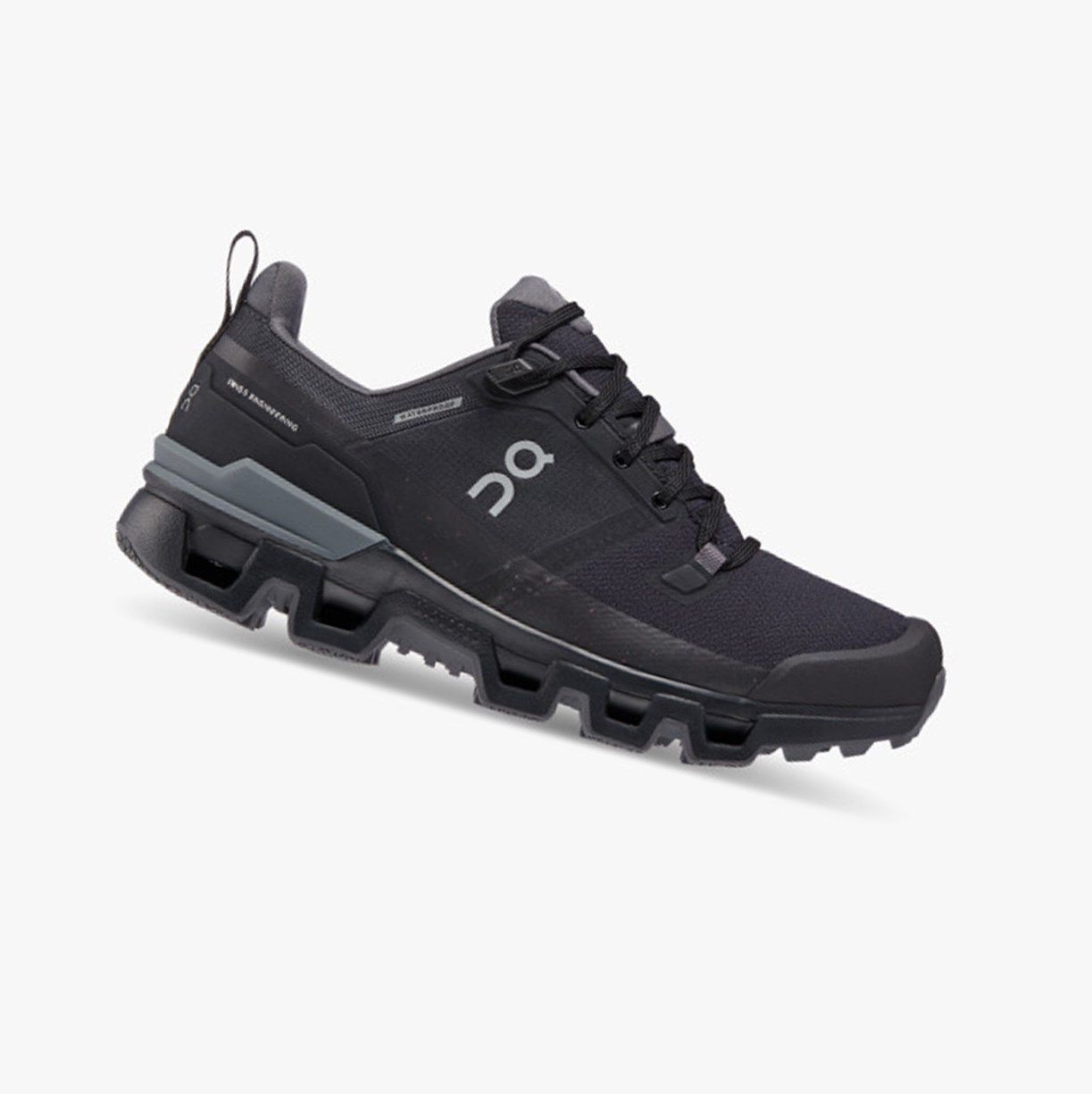 Tenis para Correr On Cloudwander Waterproof Mujer Negros | 209368UJD